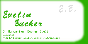 evelin bucher business card